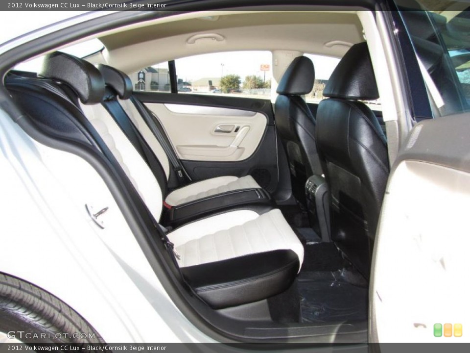 Black/Cornsilk Beige Interior Photo for the 2012 Volkswagen CC Lux #45015551