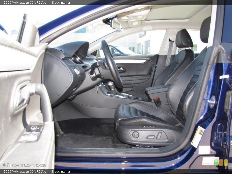 Black Interior Photo for the 2009 Volkswagen CC VR6 Sport #45016330