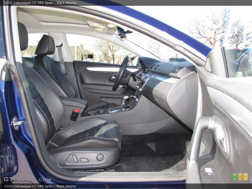 Black Interior Photo for the 2009 Volkswagen CC VR6 Sport #45016334