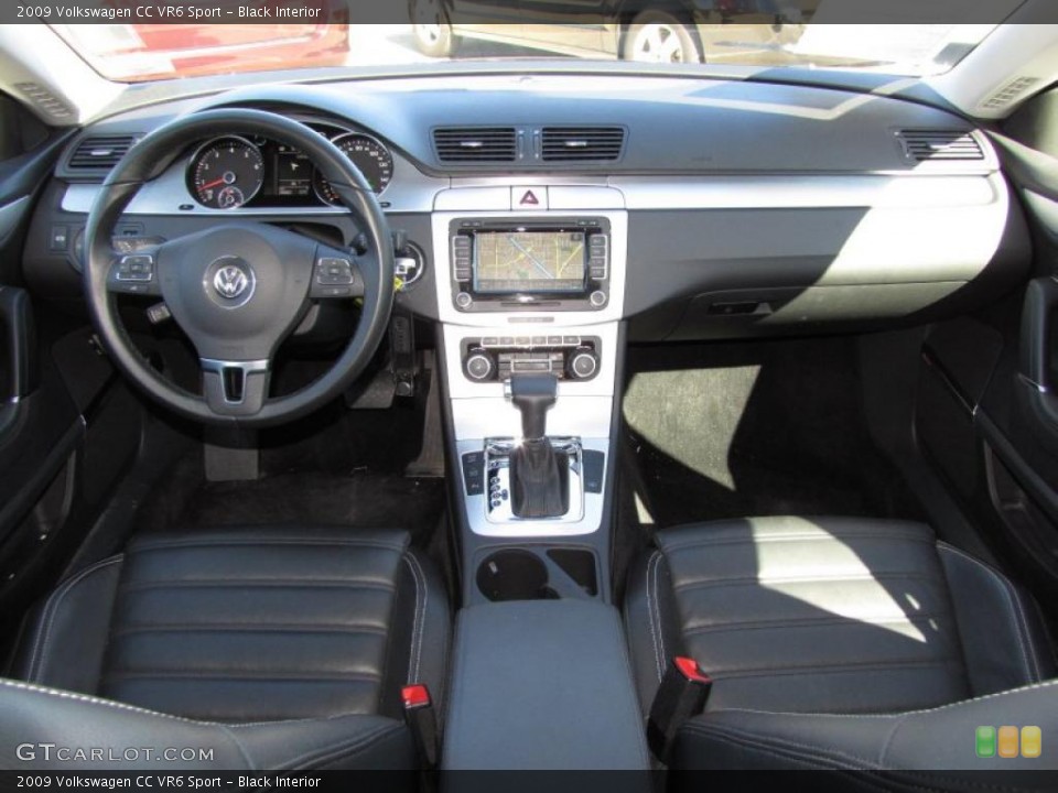 Black Interior Dashboard for the 2009 Volkswagen CC VR6 Sport #45016350