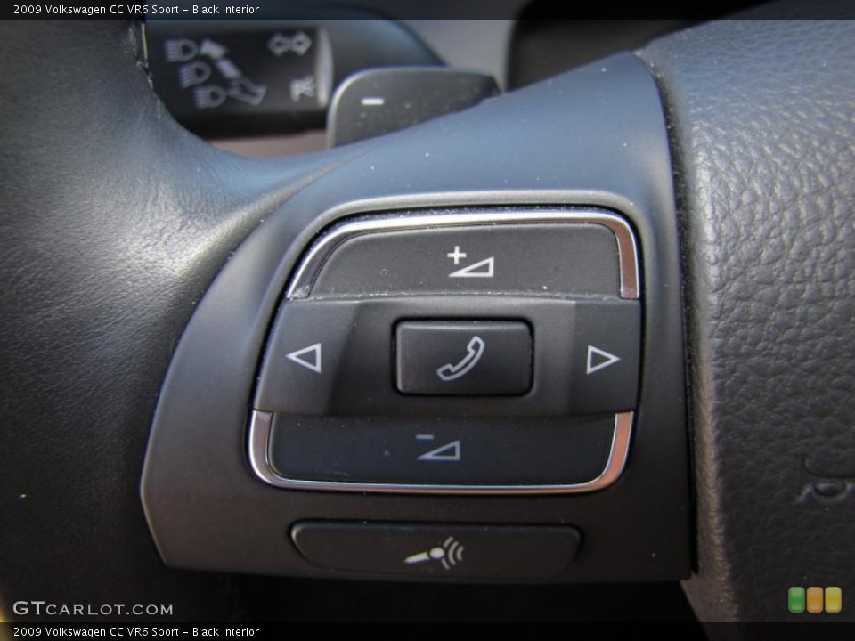 Black Interior Controls for the 2009 Volkswagen CC VR6 Sport #45016362