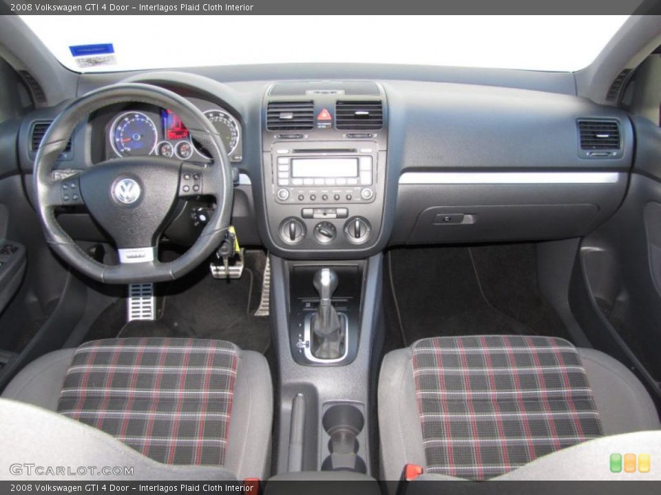 Interlagos Plaid Cloth Interior Dashboard for the 2008 Volkswagen GTI 4 Door #45016458