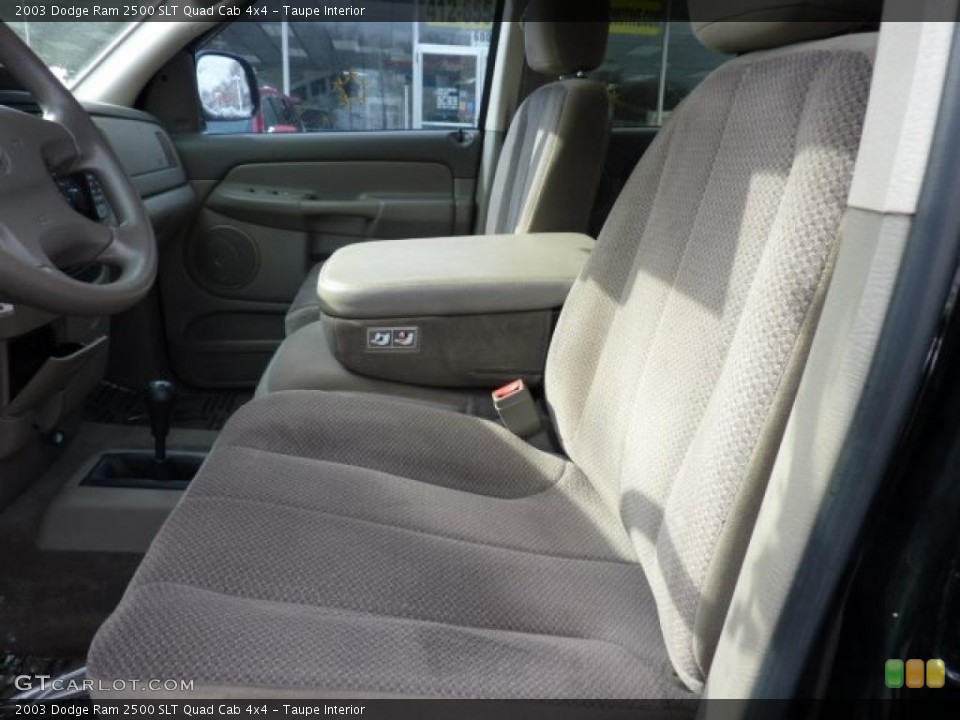 Taupe Interior Photo for the 2003 Dodge Ram 2500 SLT Quad Cab 4x4 #45016567
