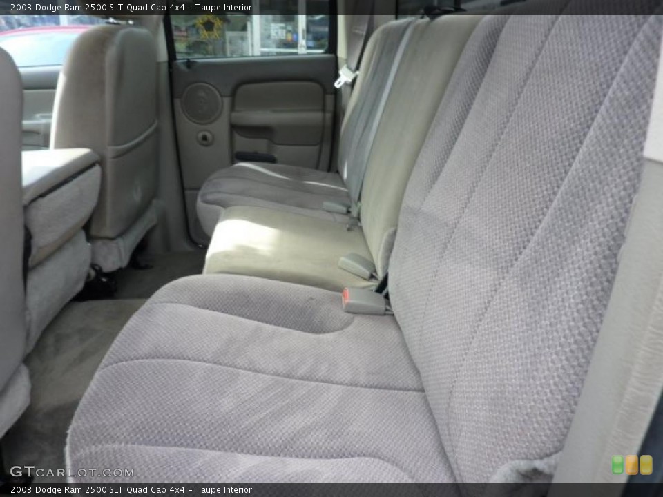 Taupe Interior Photo for the 2003 Dodge Ram 2500 SLT Quad Cab 4x4 #45016571