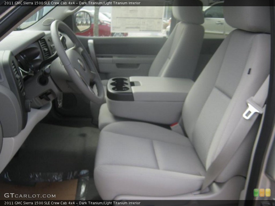 Dark Titanium/Light Titanium Interior Photo for the 2011 GMC Sierra 1500 SLE Crew Cab 4x4 #45017316
