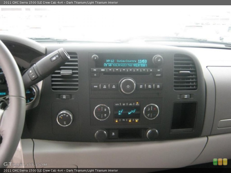 Dark Titanium/Light Titanium Interior Controls for the 2011 GMC Sierra 1500 SLE Crew Cab 4x4 #45017508