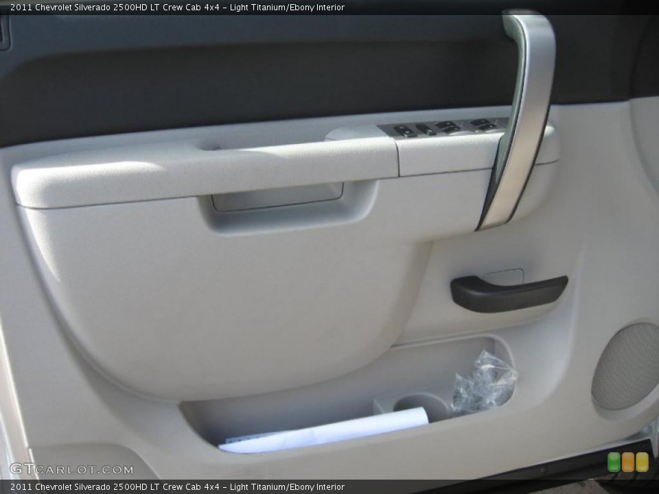 Light Titanium/Ebony Interior Door Panel for the 2011 Chevrolet Silverado 2500HD LT Crew Cab 4x4 #45017772
