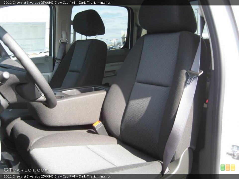 Dark Titanium Interior Photo for the 2011 Chevrolet Silverado 2500HD Crew Cab 4x4 #45017920