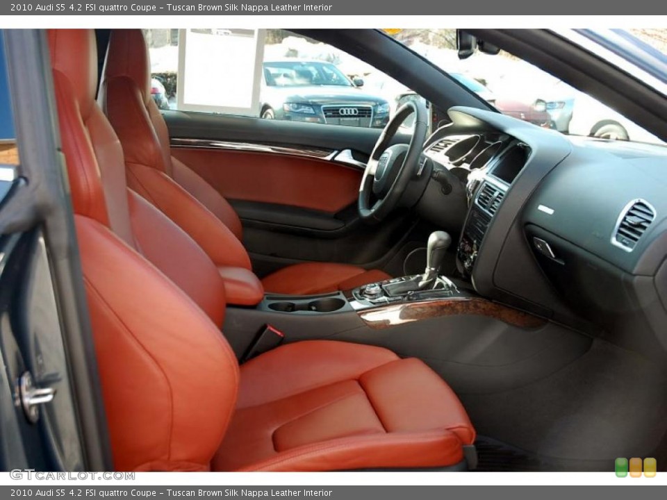 Tuscan Brown Silk Nappa Leather Interior Photo for the 2010 Audi S5 4.2 FSI quattro Coupe #45018092