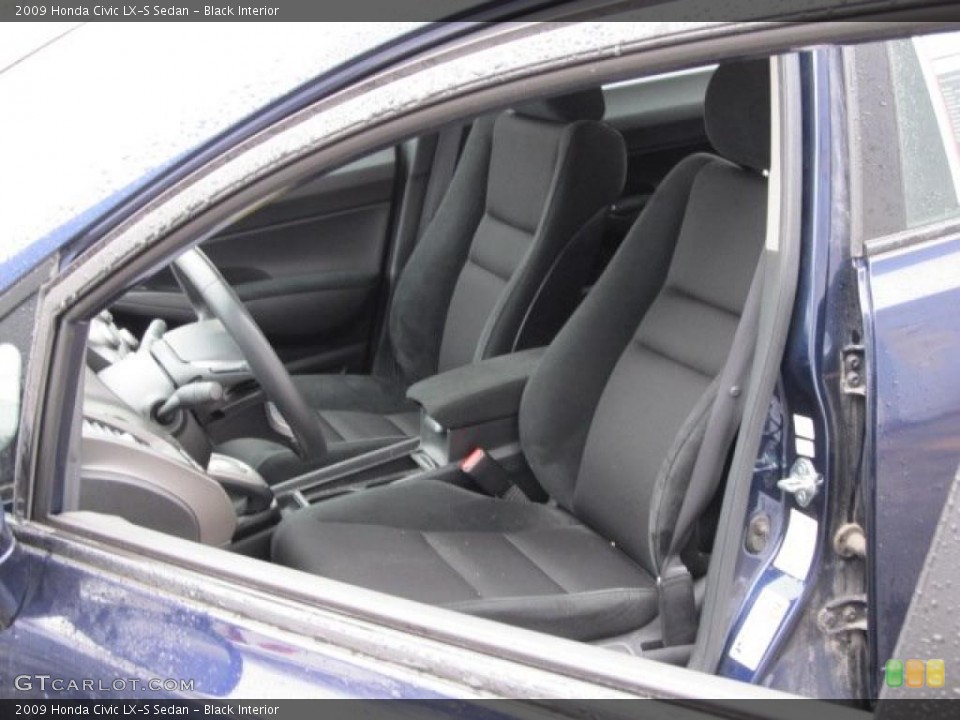 Black Interior Photo for the 2009 Honda Civic LX-S Sedan #45018483