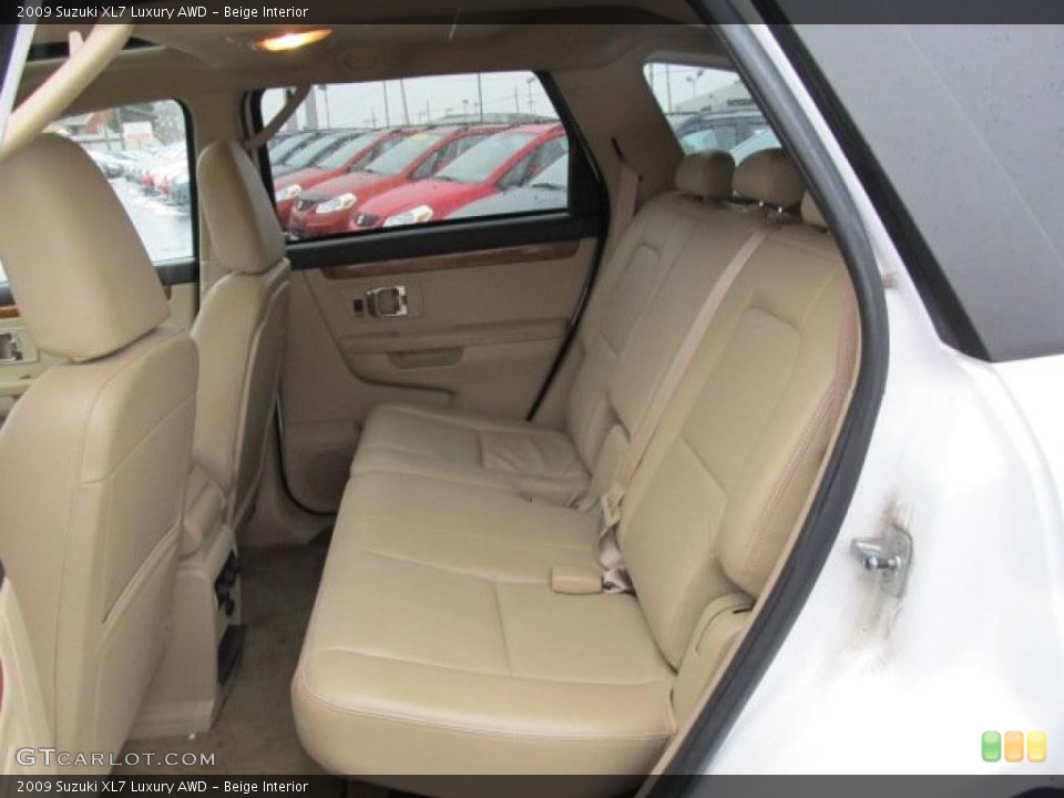Beige Interior Photo for the 2009 Suzuki XL7 Luxury AWD #45018991
