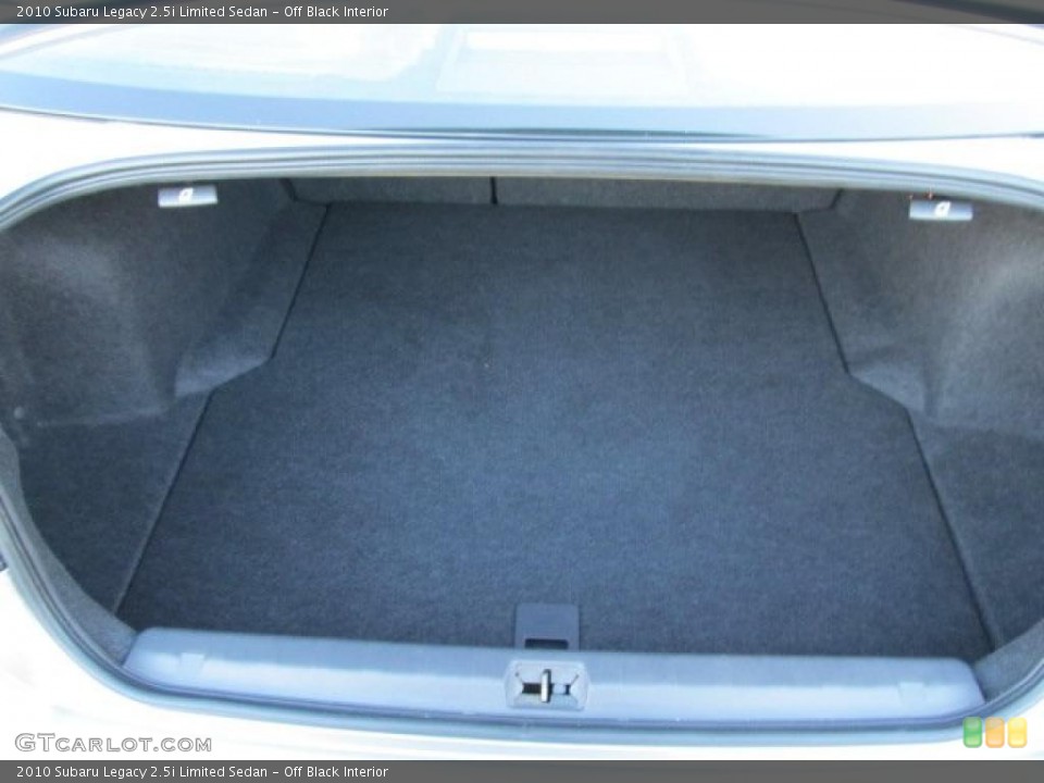 Off Black Interior Trunk for the 2010 Subaru Legacy 2.5i Limited Sedan #45021447