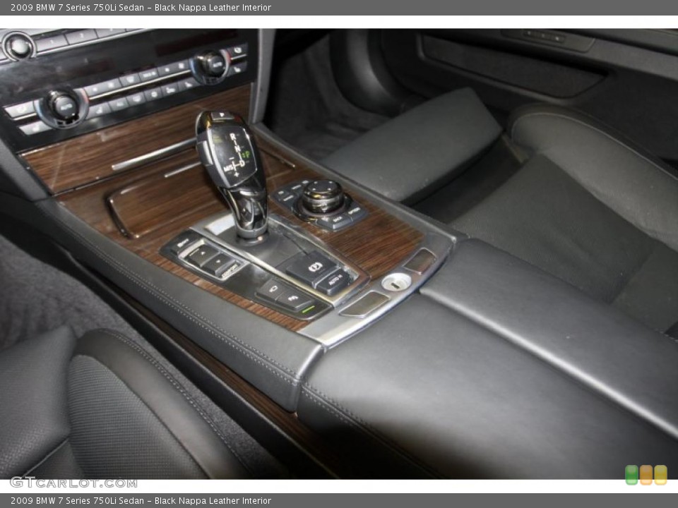 Black Nappa Leather Interior Transmission for the 2009 BMW 7 Series 750Li Sedan #45023085