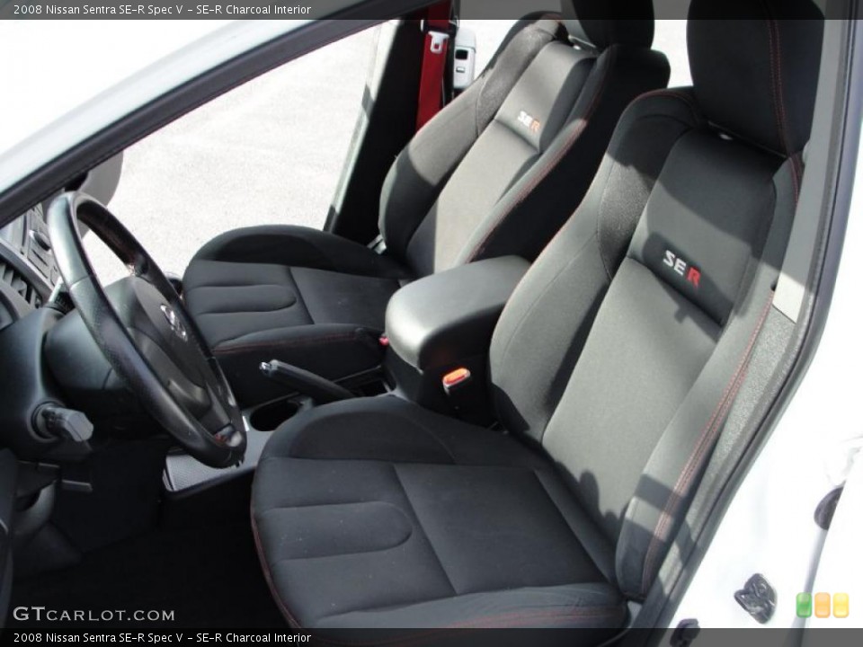 SE-R Charcoal Interior Photo for the 2008 Nissan Sentra SE-R Spec V #45023153