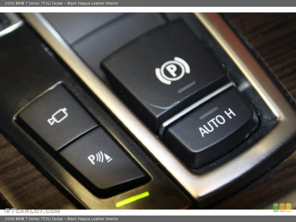 Black Nappa Leather Interior Controls for the 2009 BMW 7 Series 750Li Sedan #45023241