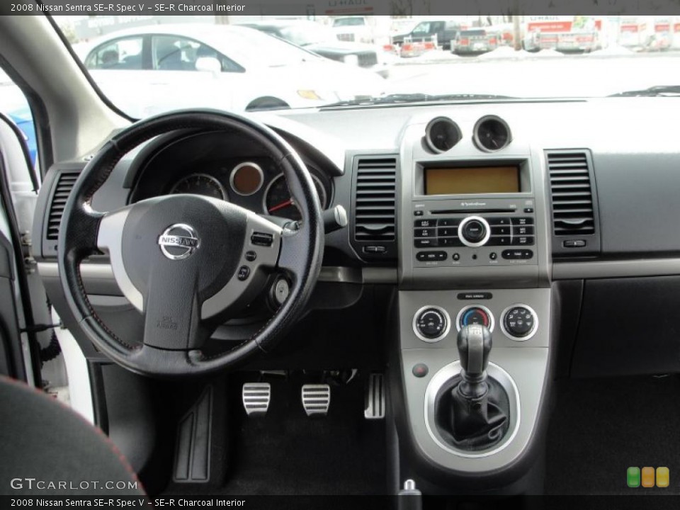 SE-R Charcoal Interior Dashboard for the 2008 Nissan Sentra SE-R Spec V #45023245