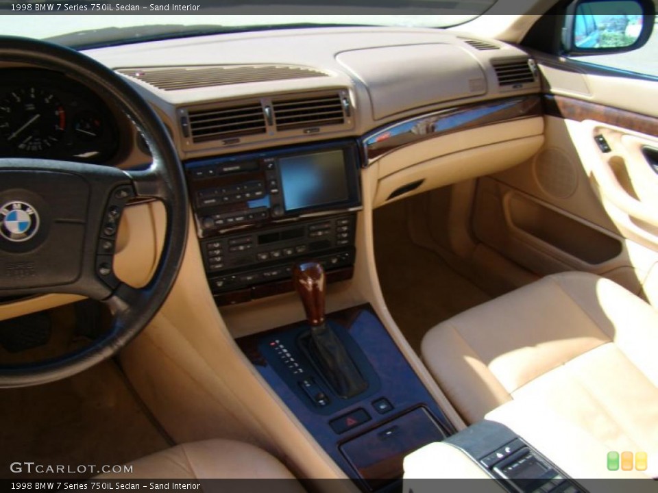 Sand Interior Dashboard for the 1998 BMW 7 Series 750iL Sedan #45023257