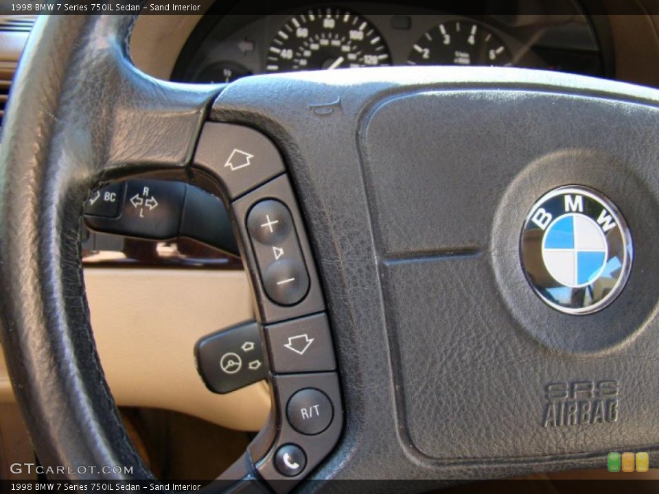 Sand Interior Controls for the 1998 BMW 7 Series 750iL Sedan #45023365