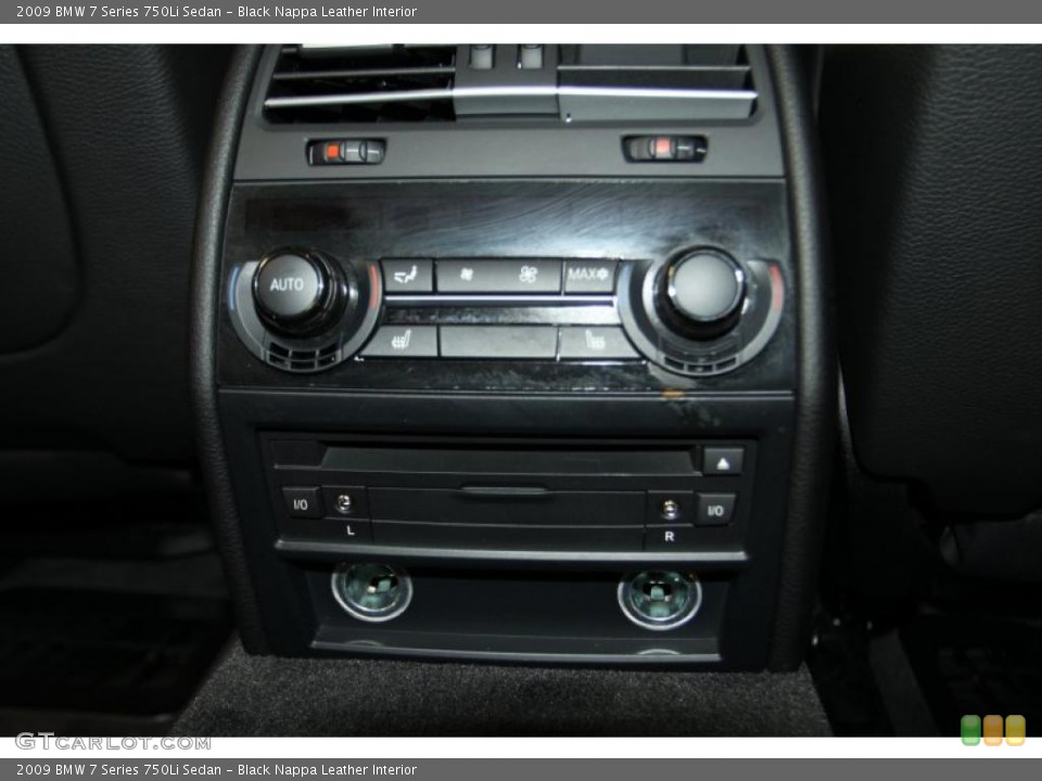 Black Nappa Leather Interior Controls for the 2009 BMW 7 Series 750Li Sedan #45023373