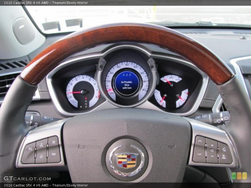 Titanium/Ebony Interior Controls for the 2010 Cadillac SRX 4 V6 AWD #45023801