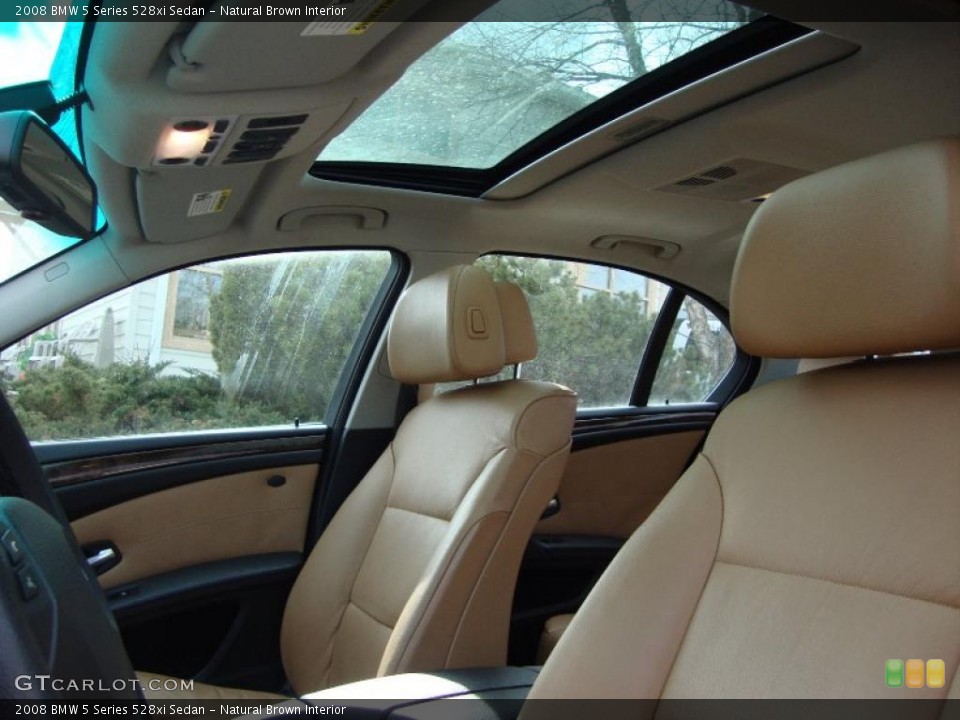 Natural Brown Interior Photo for the 2008 BMW 5 Series 528xi Sedan #45024557