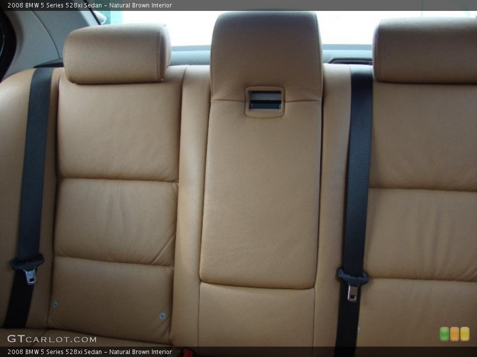 Natural Brown Interior Photo for the 2008 BMW 5 Series 528xi Sedan #45024577