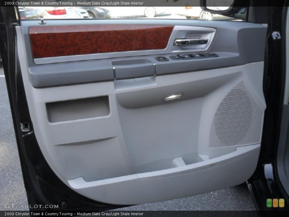 Medium Slate Gray/Light Shale Interior Door Panel for the 2009 Chrysler Town & Country Touring #45025125