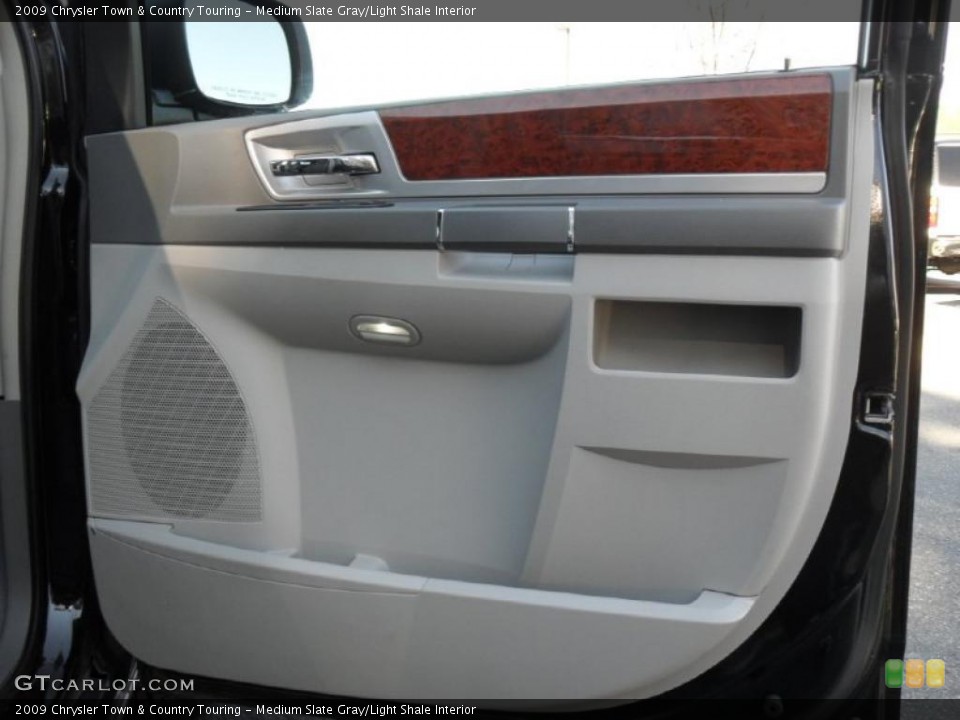 Medium Slate Gray/Light Shale Interior Door Panel for the 2009 Chrysler Town & Country Touring #45025405