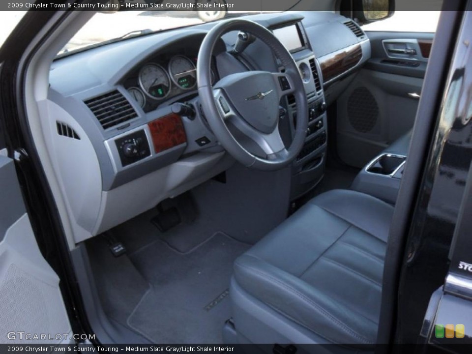 Medium Slate Gray/Light Shale Interior Prime Interior for the 2009 Chrysler Town & Country Touring #45025465