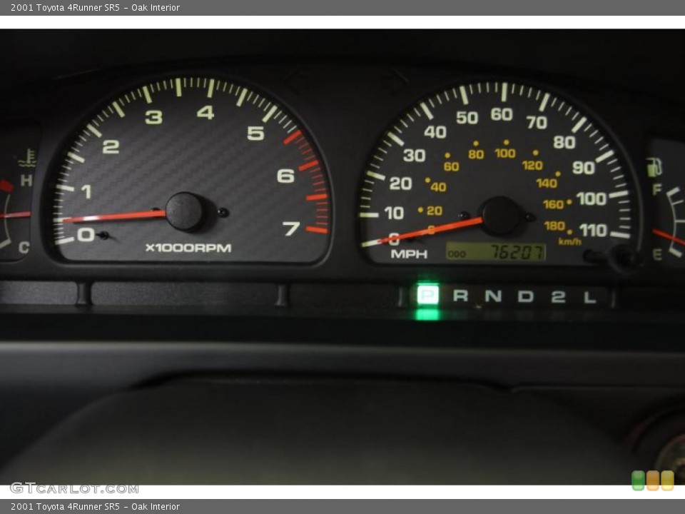 Oak Interior Gauges for the 2001 Toyota 4Runner SR5 #45025593