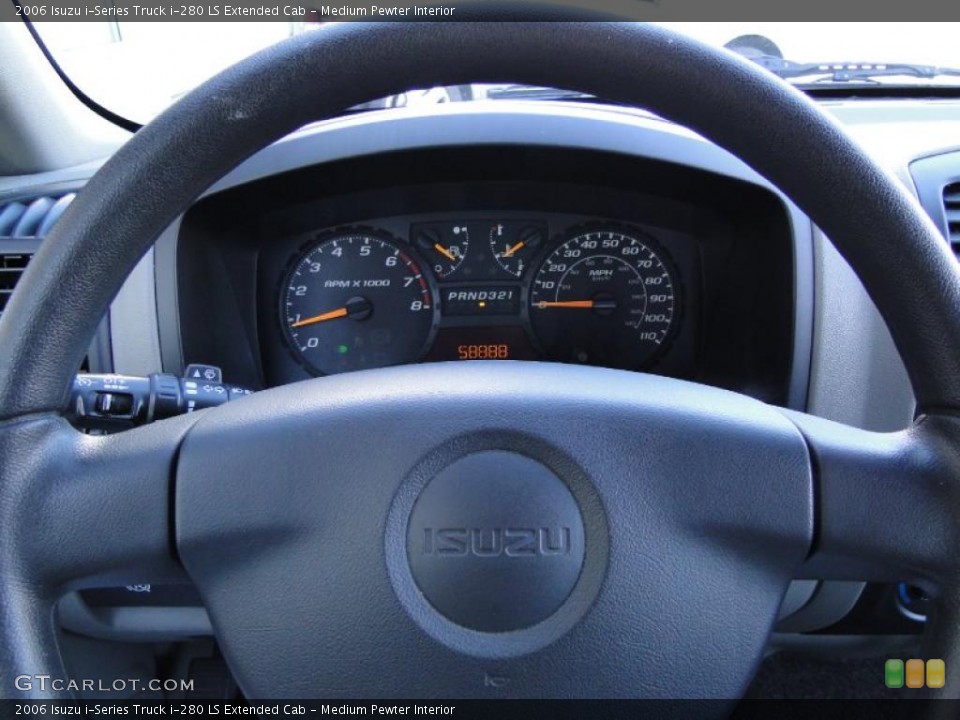 Medium Pewter Interior Steering Wheel for the 2006 Isuzu i-Series Truck i-280 LS Extended Cab #45027149