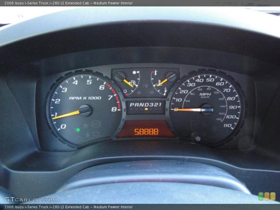 Medium Pewter Interior Gauges for the 2006 Isuzu i-Series Truck i-280 LS Extended Cab #45027157