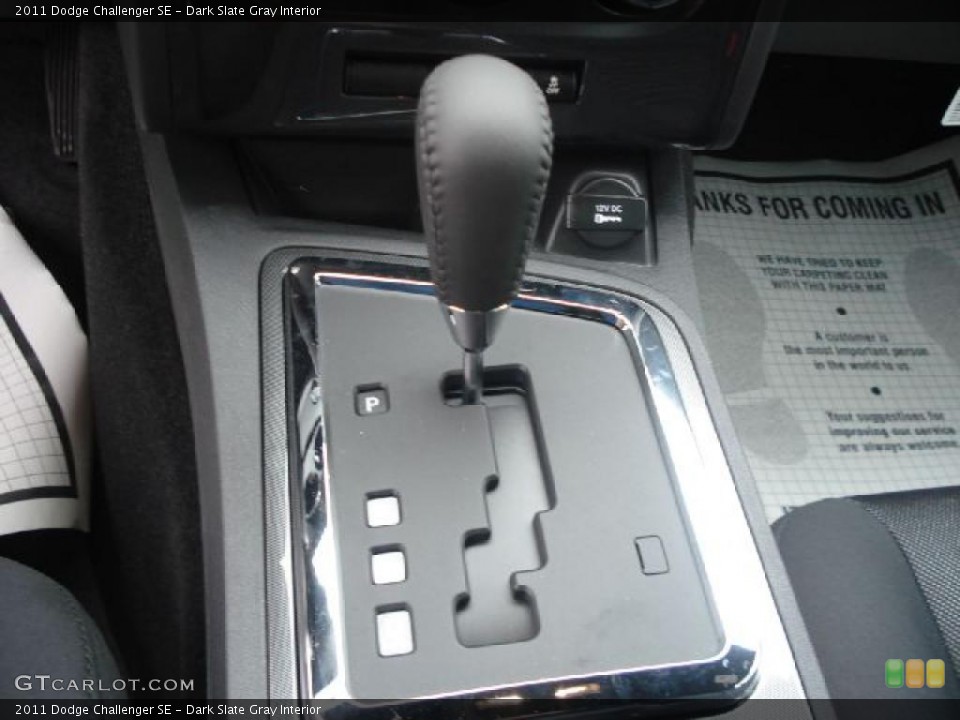 Dark Slate Gray Interior Transmission for the 2011 Dodge Challenger SE #45028405