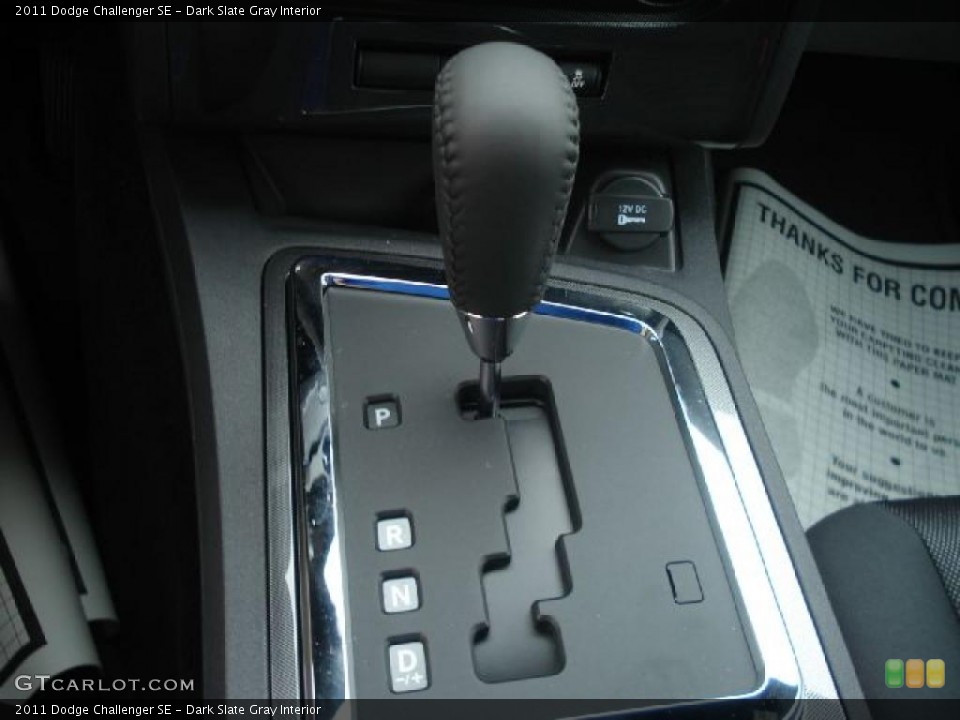 Dark Slate Gray Interior Transmission for the 2011 Dodge Challenger SE #45028675