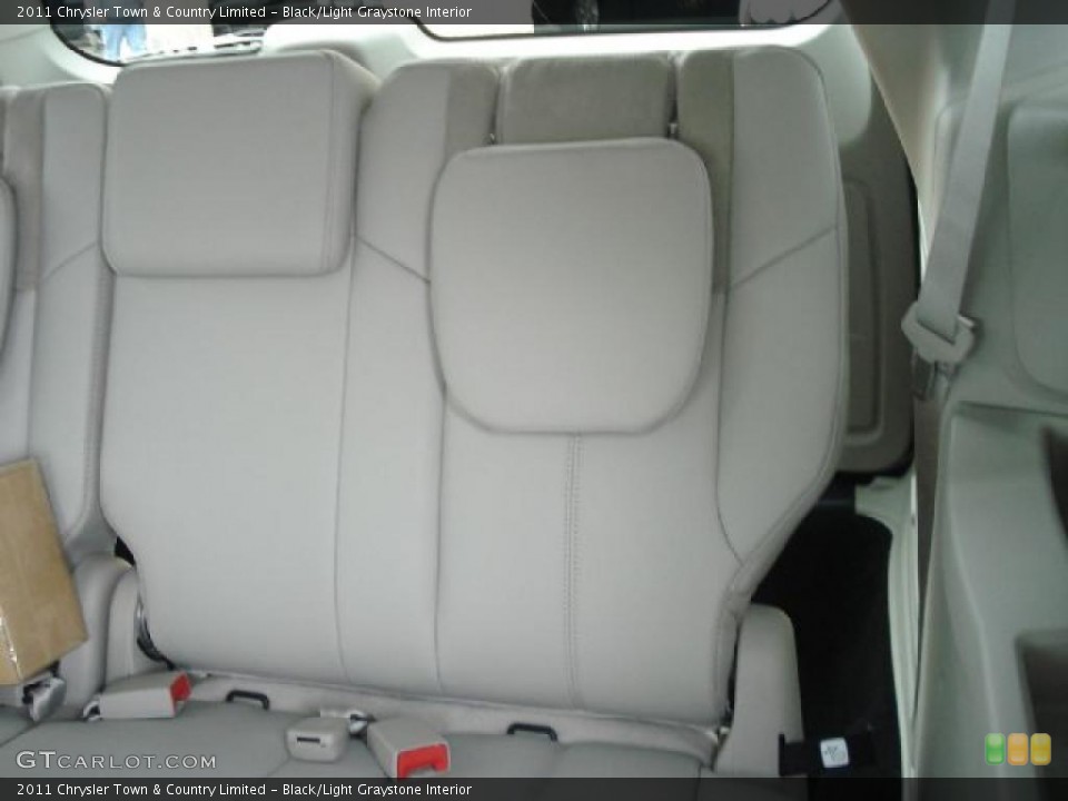 Black/Light Graystone Interior Photo for the 2011 Chrysler Town & Country Limited #45029065