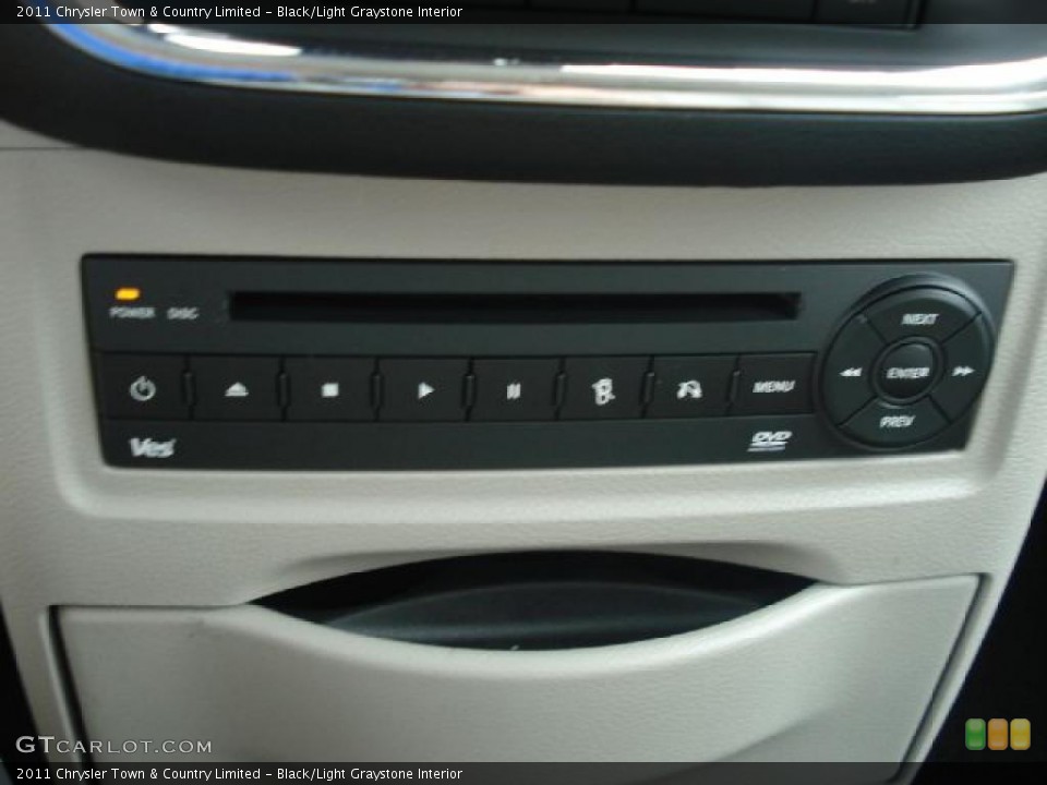Black/Light Graystone Interior Controls for the 2011 Chrysler Town & Country Limited #45029157