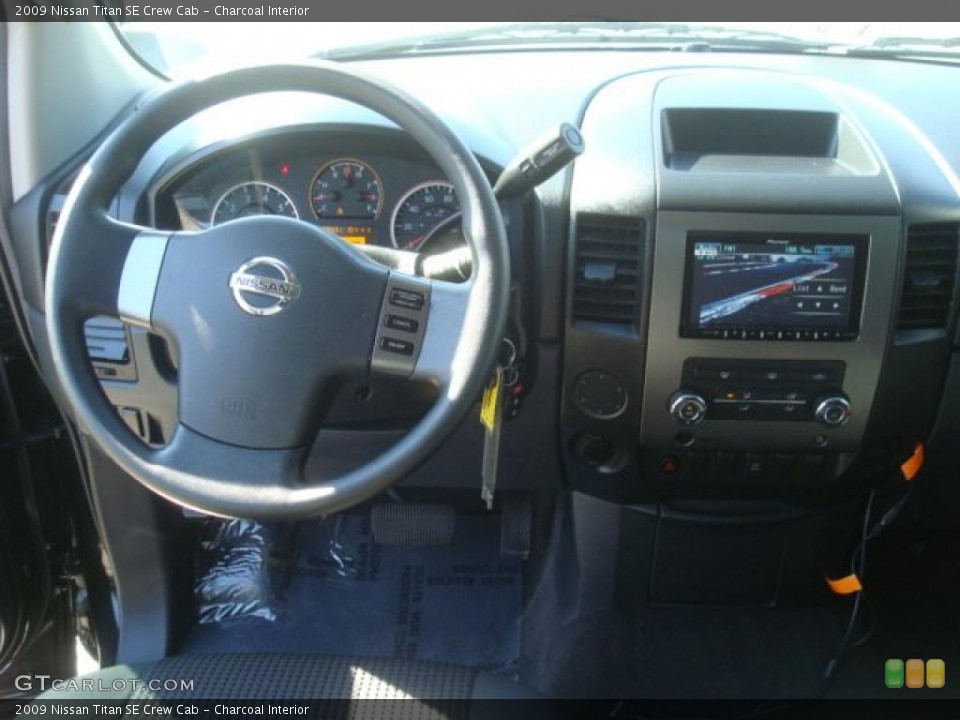 Charcoal Interior Dashboard for the 2009 Nissan Titan SE Crew Cab #45036157
