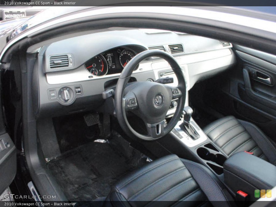 Black Interior Photo for the 2010 Volkswagen CC Sport #45036617