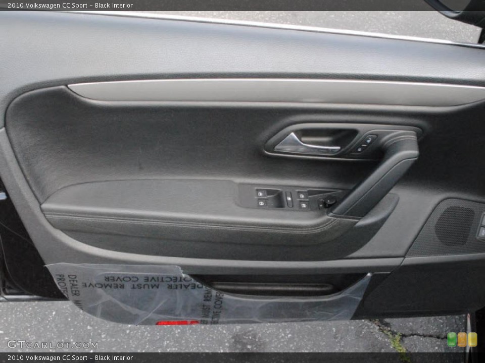 Black Interior Door Panel for the 2010 Volkswagen CC Sport #45036645