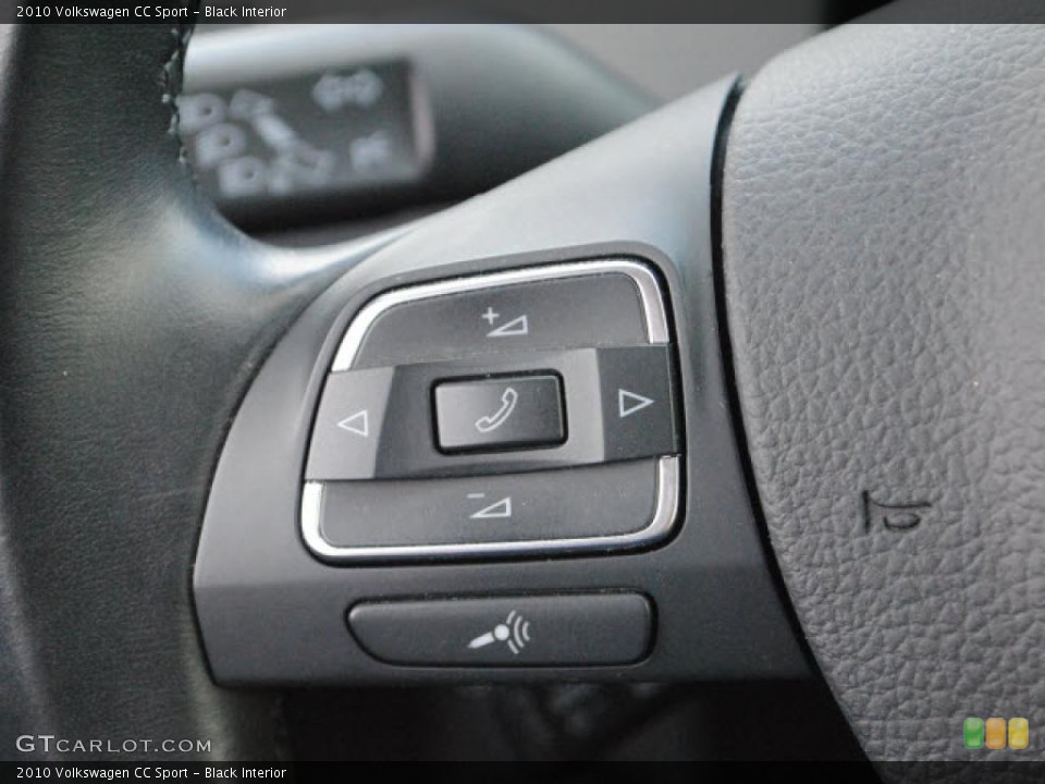 Black Interior Controls for the 2010 Volkswagen CC Sport #45036697