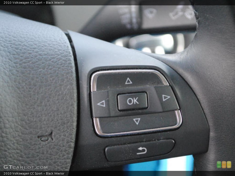 Black Interior Controls for the 2010 Volkswagen CC Sport #45036713