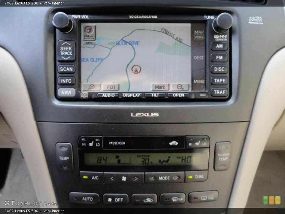 Ivory Interior Navigation for the 2002 Lexus ES 300 #45041965