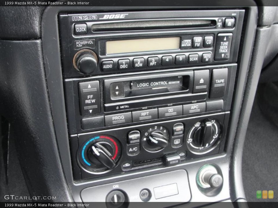 Black Interior Controls for the 1999 Mazda MX-5 Miata Roadster #45042573