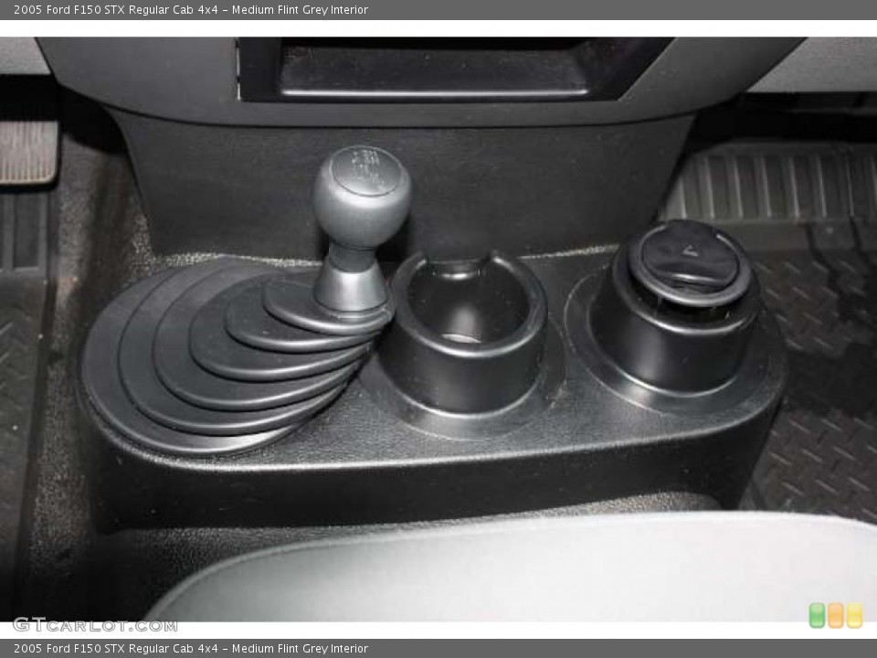 Medium Flint Grey Interior Controls for the 2005 Ford F150 STX Regular Cab 4x4 #45042657