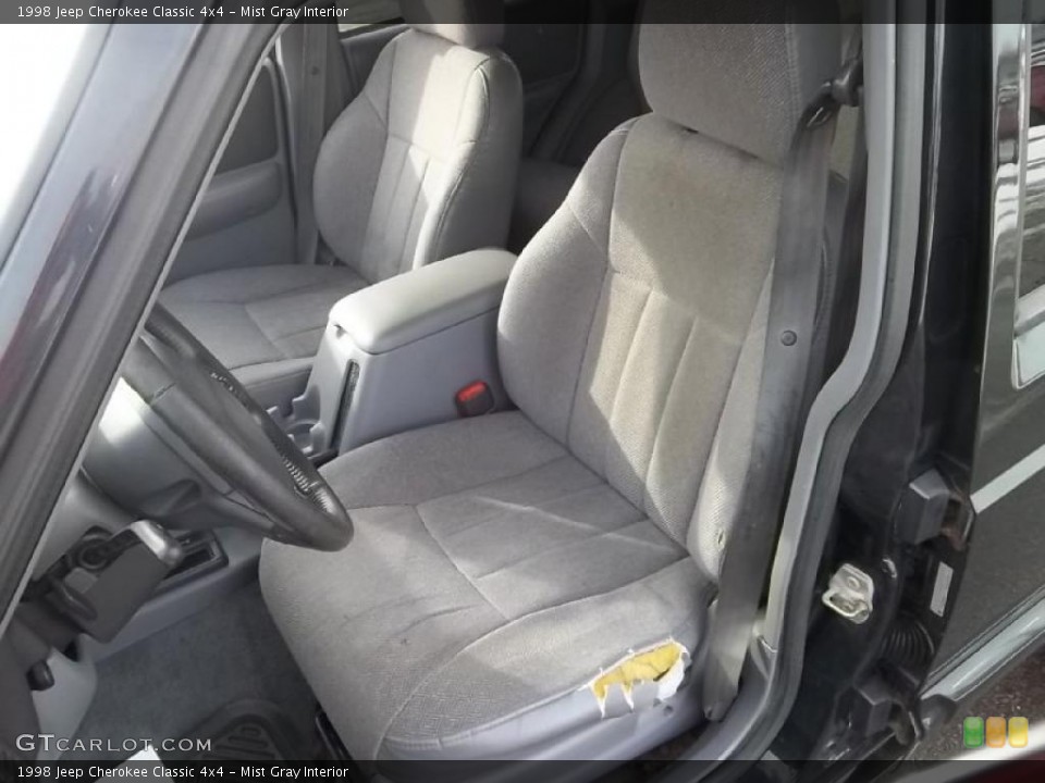 Mist Gray Interior Photo for the 1998 Jeep Cherokee Classic 4x4 #45043297