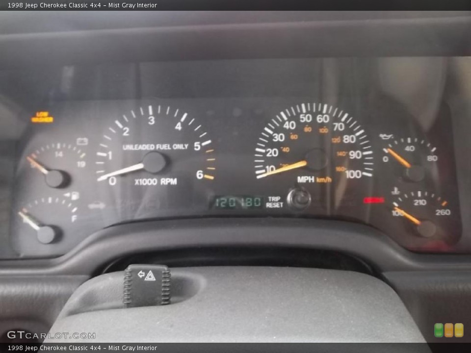 Mist Gray Interior Gauges for the 1998 Jeep Cherokee Classic 4x4 #45043521