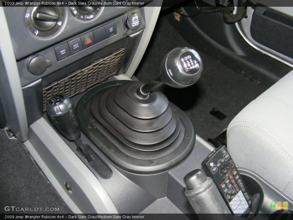 Dark Slate Gray/Medium Slate Gray Interior Transmission for the 2009 Jeep Wrangler Rubicon 4x4 #45048069