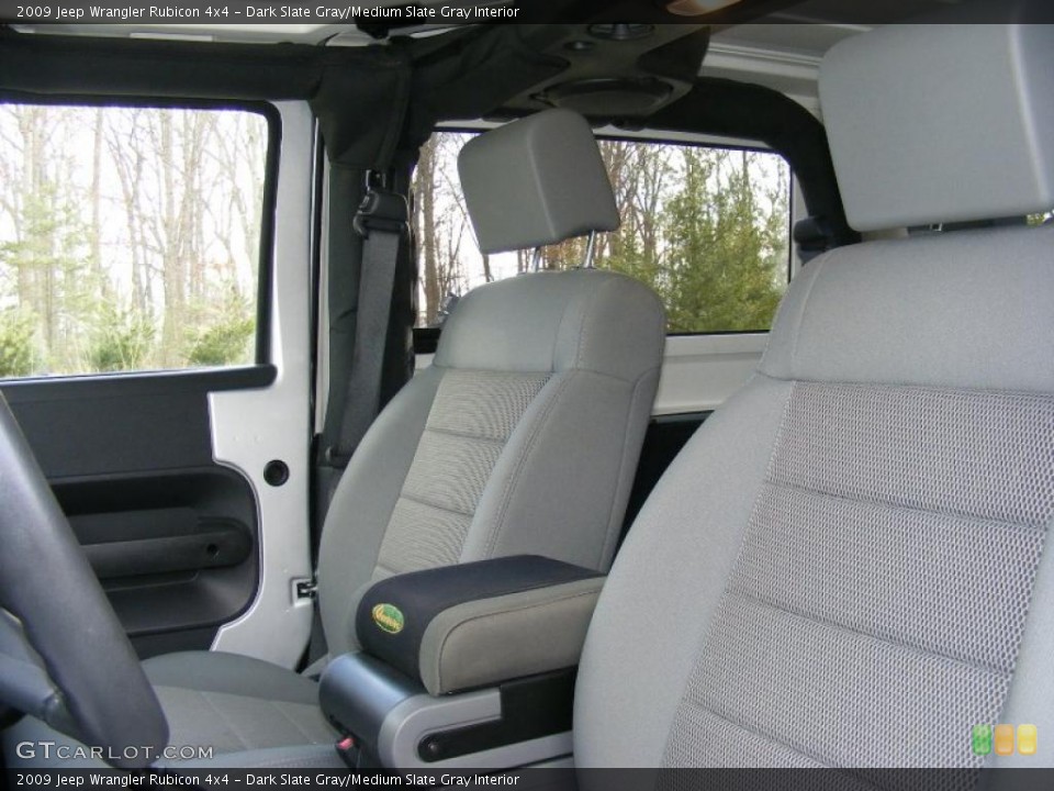 Dark Slate Gray/Medium Slate Gray Interior Photo for the 2009 Jeep Wrangler Rubicon 4x4 #45048181