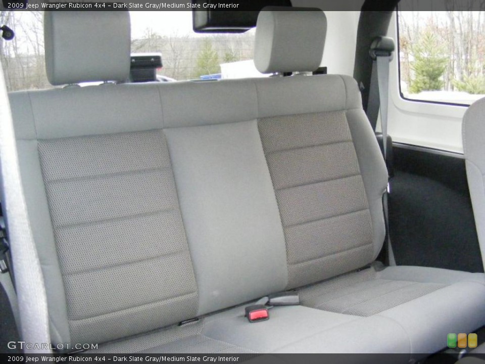 Dark Slate Gray/Medium Slate Gray Interior Photo for the 2009 Jeep Wrangler Rubicon 4x4 #45048313