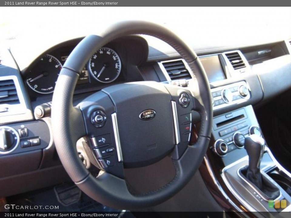 Ebony/Ebony Interior Dashboard for the 2011 Land Rover Range Rover Sport HSE #45048745